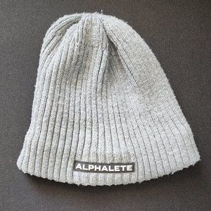 Alphalete Fleece Lined Beanie - M - Grey